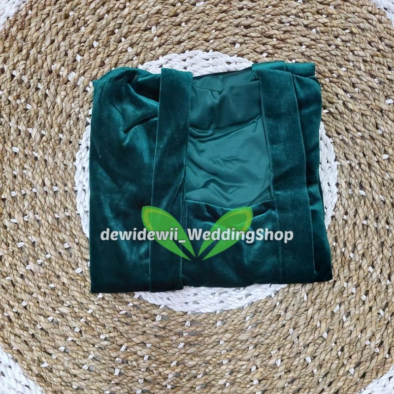 Baju Kebaya Bludru Kutubaru (Ukuran Standar/ JUMBO)