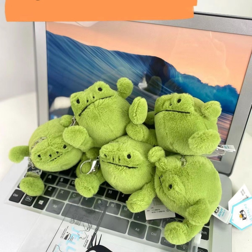 Jellycat Rich Frog Plush Doll Bag Charm Ugly Cute Stuffed Toy Children's Doll Girl's Gift