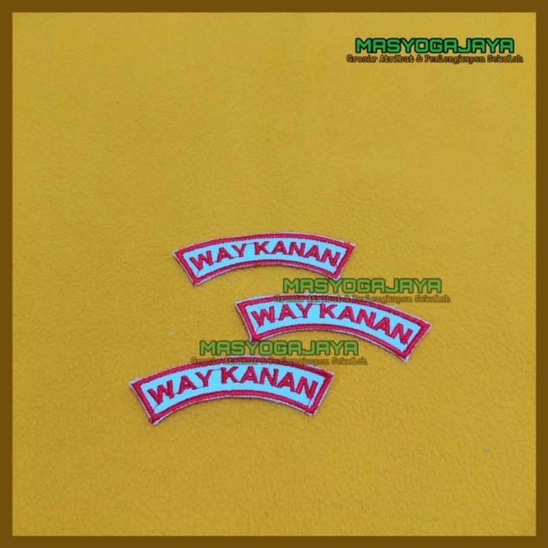 Bordir Bet Lokasi Sekolah / Badge Lokasi Sekolah / Badge Nama Sekolah / Emblem Lokasi Sekolah - Atri