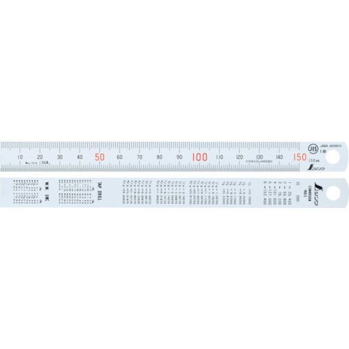 

Penggaris Lurus 150mm 14001 SHINWA JIS Straight Scale Stainless Steel