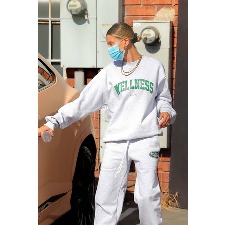 SWEATER BAJU FASHION OOTD WANITA LENGAN PANJANG KAOS CEWEK DEWASA WELLNESS KEREN KEKINIAN MURAH