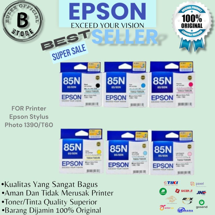Tinta Epson 85 N ORIGINAL 100%