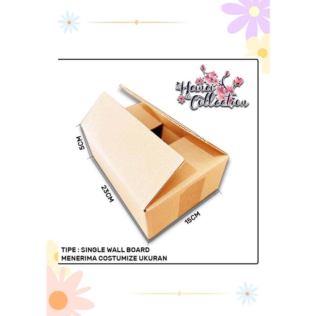 

Karton Box kardus packing kemasan kardus ukuran 23x15x8