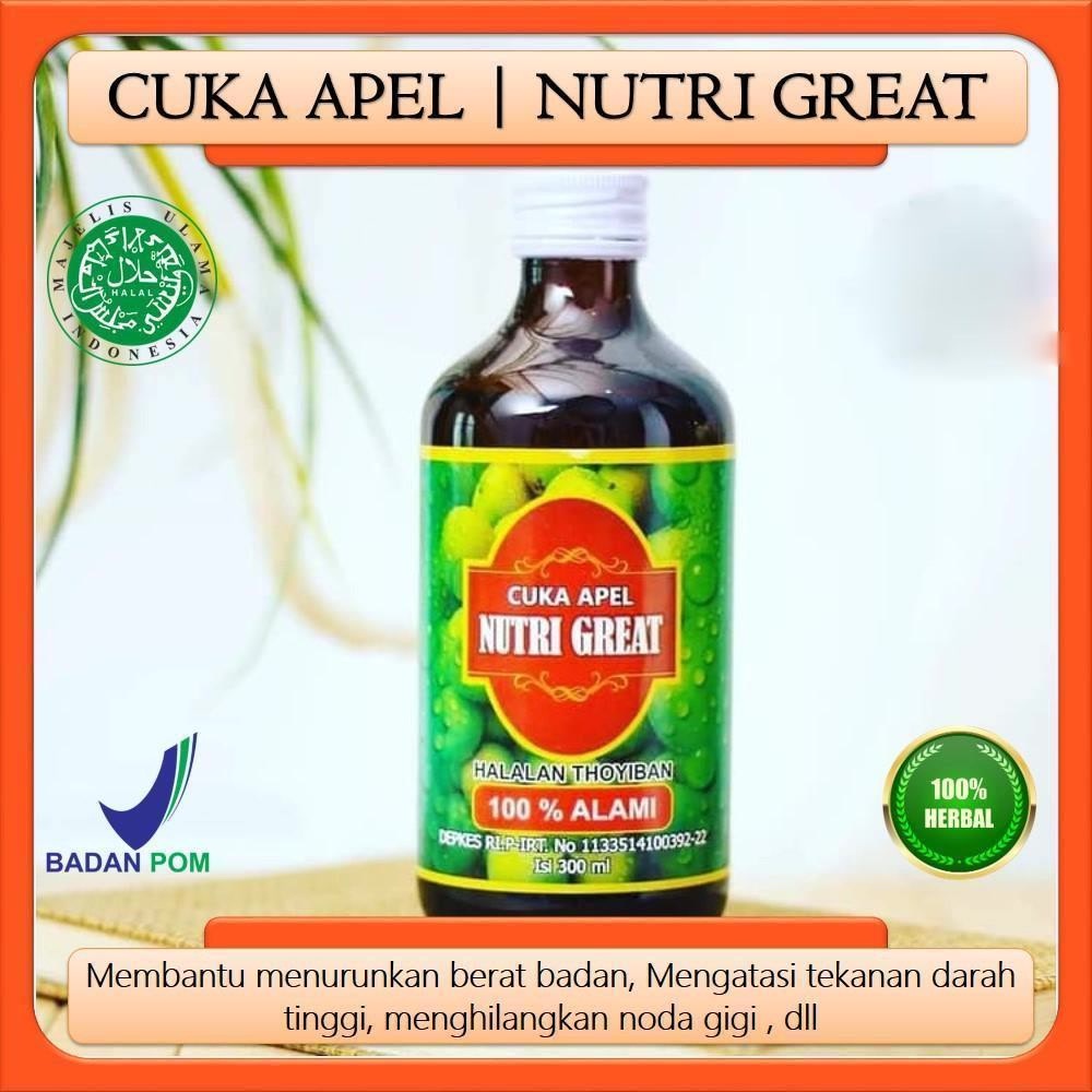 

CUKA APEL | NUTRI GREAT | Cuka Buah Tanpa Pengawet | Multi Khasiat - menurunkan tekanan Darah kolesterol - Asam lambung