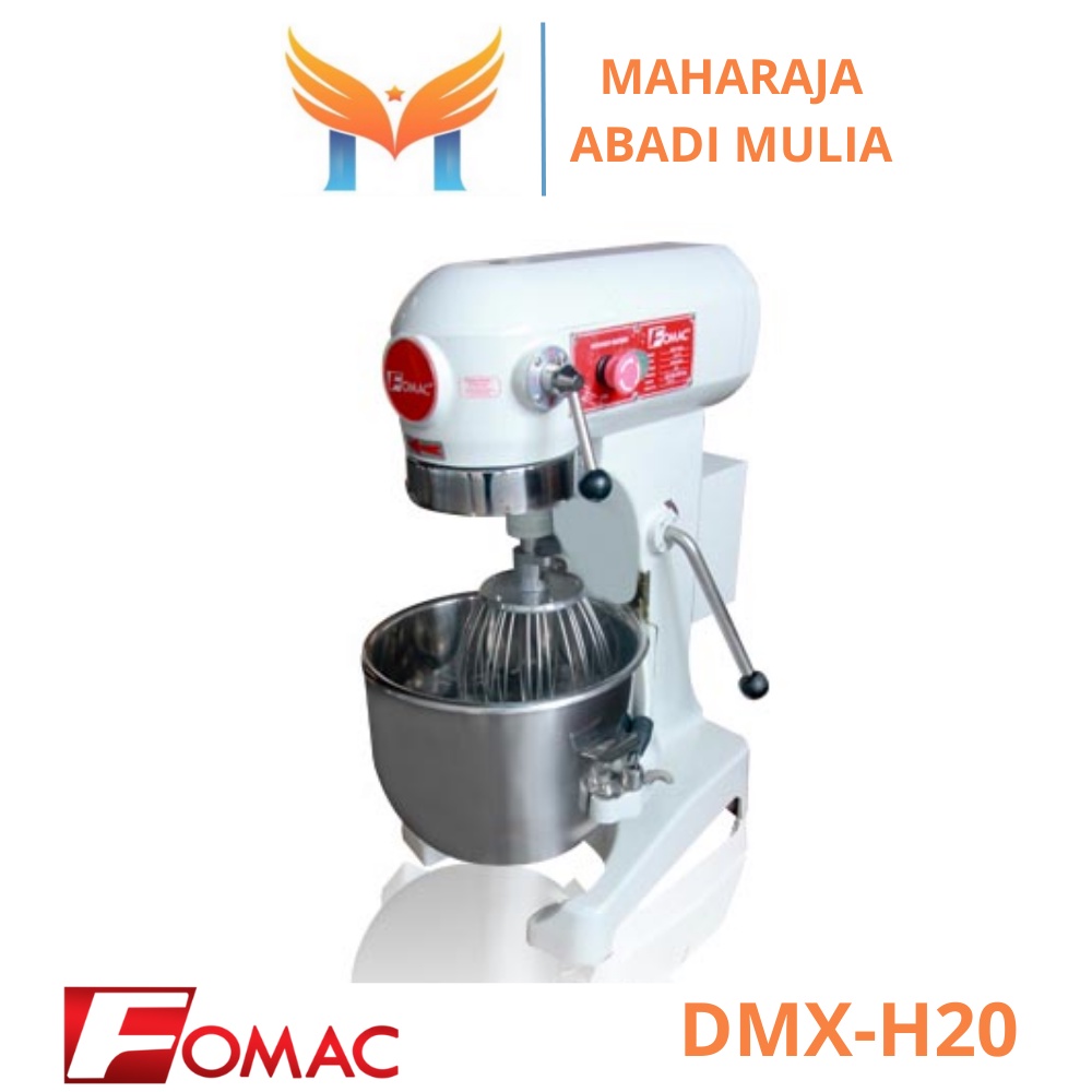 Dough Planetary Mixer Fomac Dmx-H20 Mixer Roti 20 Liter Garansi Resmi