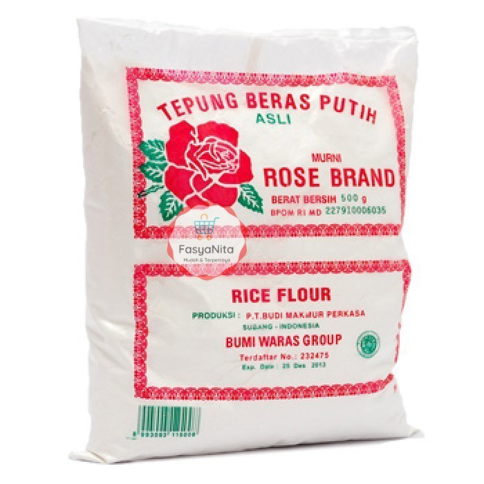 

TEPUNG BERAS PUTIH ROSE BRAND [500 GR] - Rosebrand - Rosebrand - FasyAnita Mart Denpasar