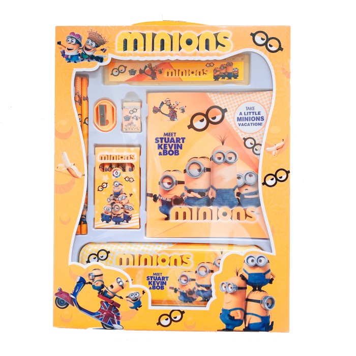 

[New] Kotak pensil little pony set notes + crayon 6 collors - Minions