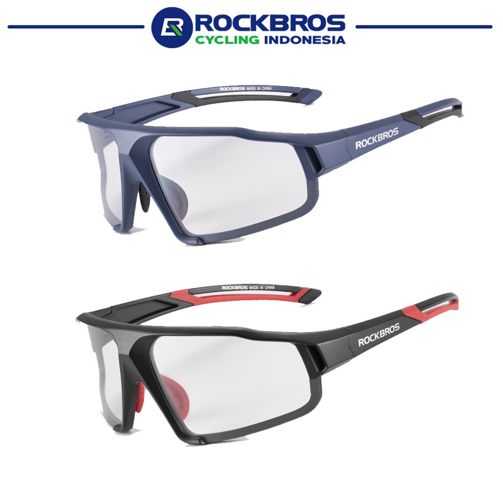 ROCKBROS SP216 Kacamata Sepeda Photochromic Cycling Sunglasses Bicycle Eyewear Outdoor Sport