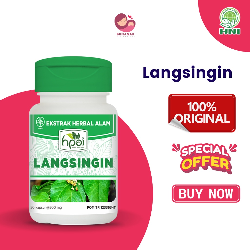 

LANGSINGIN - menurunkan berat badan akibat kelebihan lemak, meluruhkan lemak - HNI BPOM - Produk Herbal