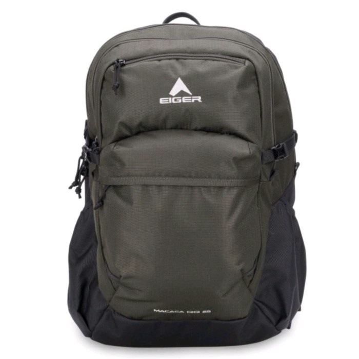 Tas Eiger Original Macaca Digi 25L Laptop Backpack - Olive