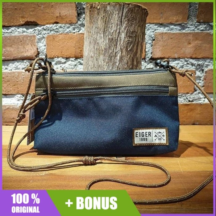 Tas Eiger X Market Pouch Navy 91000 6468 Original Bandung