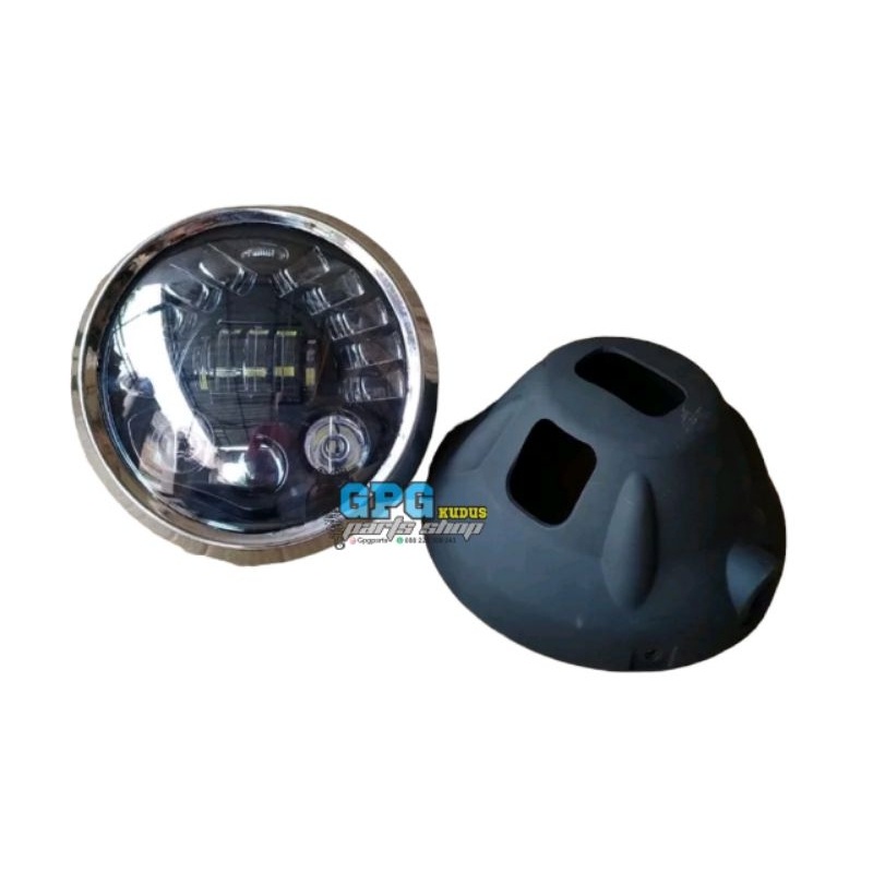 002 01 Lampu Depan Bulat Daymaker Yamaha RX King New 2007-2008