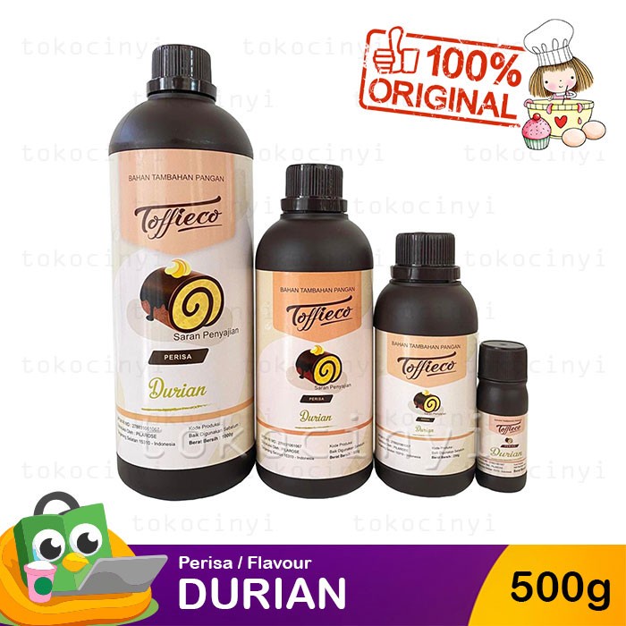 

Promo [ Best Seller ] Toffieco Flavour / Perisa - Durian / Duren 500 gr