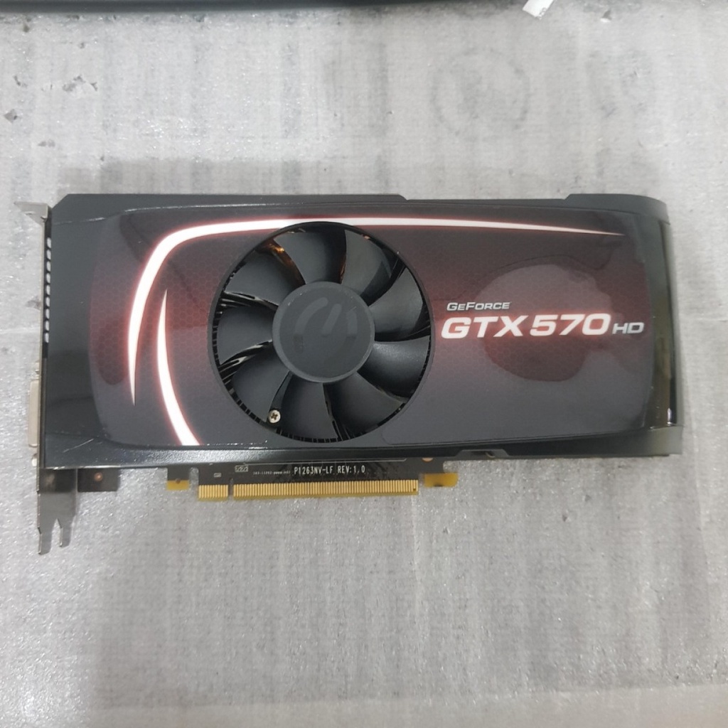 EVGA GeForce GTX 570 GTX570 2560MB GDDR5 320 Bit