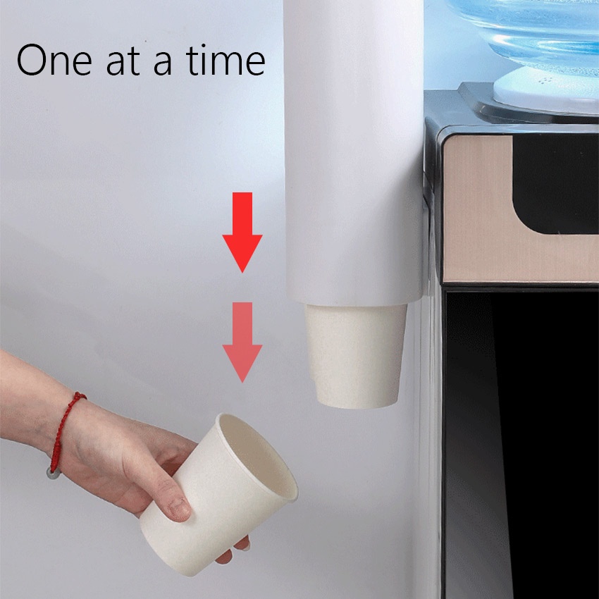 RB Paper Cup Dispenser Plastik Holder Dispenser Gelas Plastik Paper Cup Anti Dust Tempat Gelas