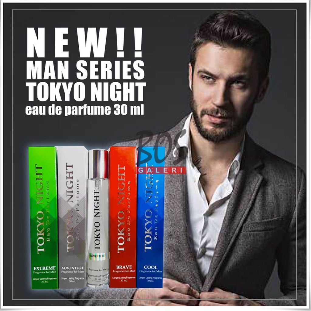 Tokyo Night Parfum Pria Eau De Parfume EDP 30 ml