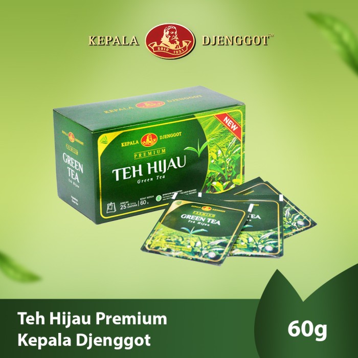 

✨PROMO✨ -Teh Hijau Green Tea Premium Kepala Djenggot 60 gr