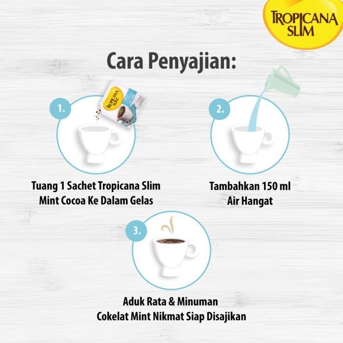 

✨PROMO✨ -Twin Pack: Tropicana Slim Mint Cocoa (10 Sch) - Minuman Bebas Gula