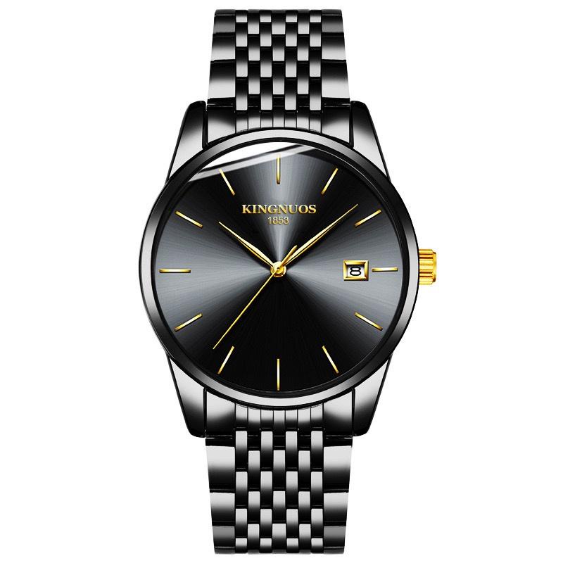 [BISA COD] Jam Tangan Pria Original Elegan Anti Air Stainless Steel Arloji Cowok Business Men Watch 