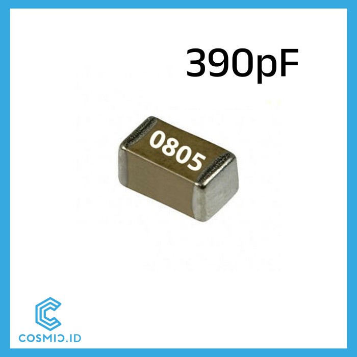 Capacitor 390pF 390 pF 0805 Kapasitor picoFarad SMD