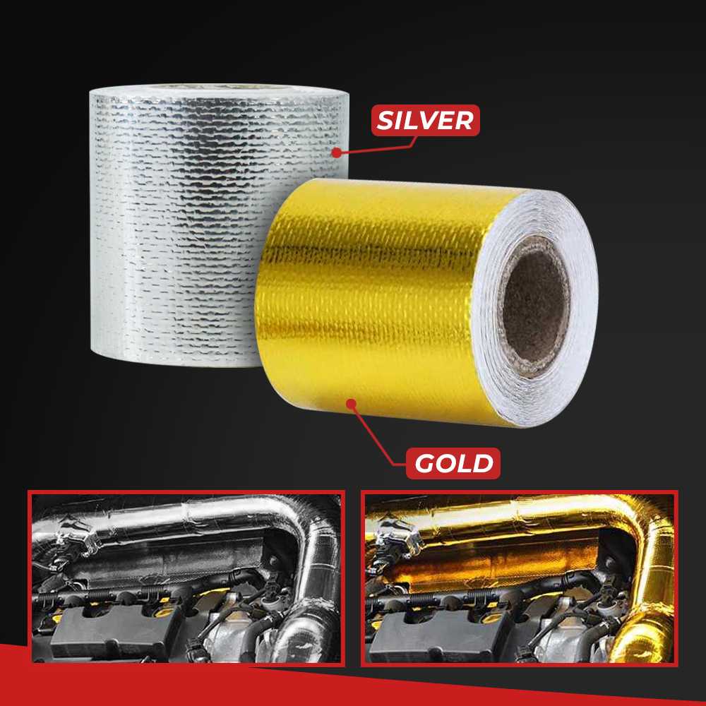 

HJK Lakban Peredam Panas Knalpot 5M 50mm Fiberglass