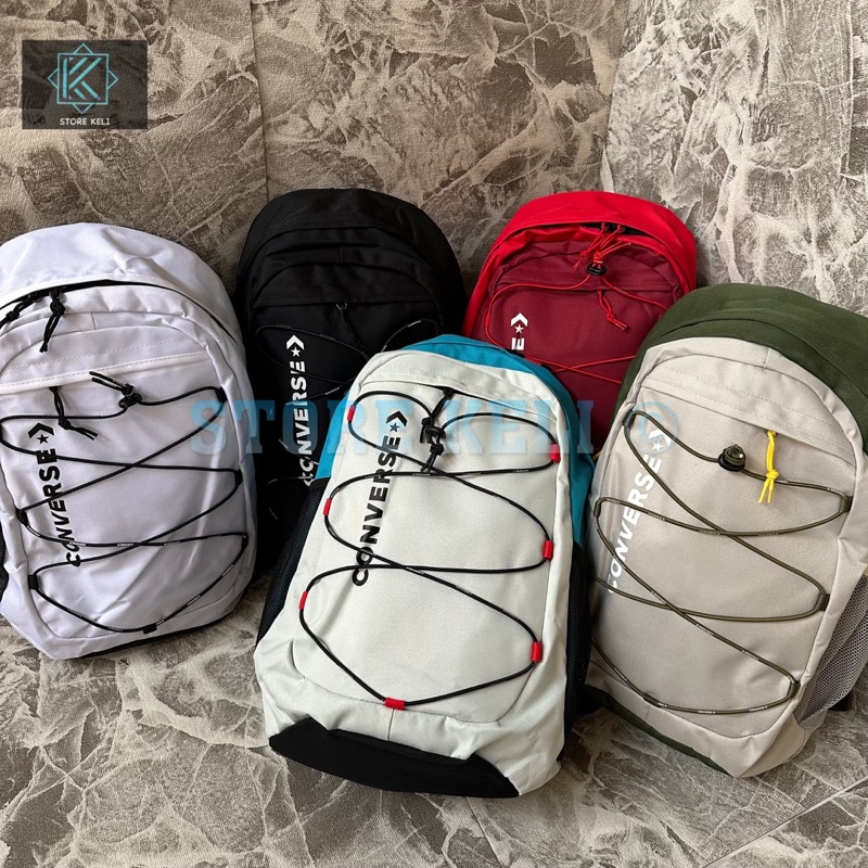 RG75NH Ransel Converse Swap Out Kanvas / Backpack Canvas / Tas Sekolah / Kerja / Olahraga / Kuliah B