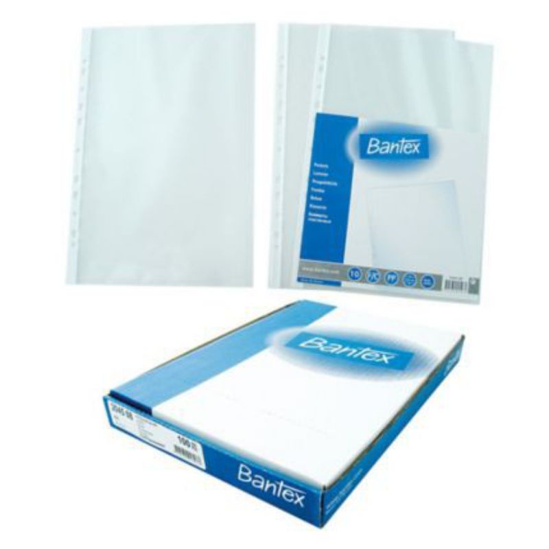 

PP Pocket/Sheet Protector F4 Bantex 2045 ( 1pak/100sheet )