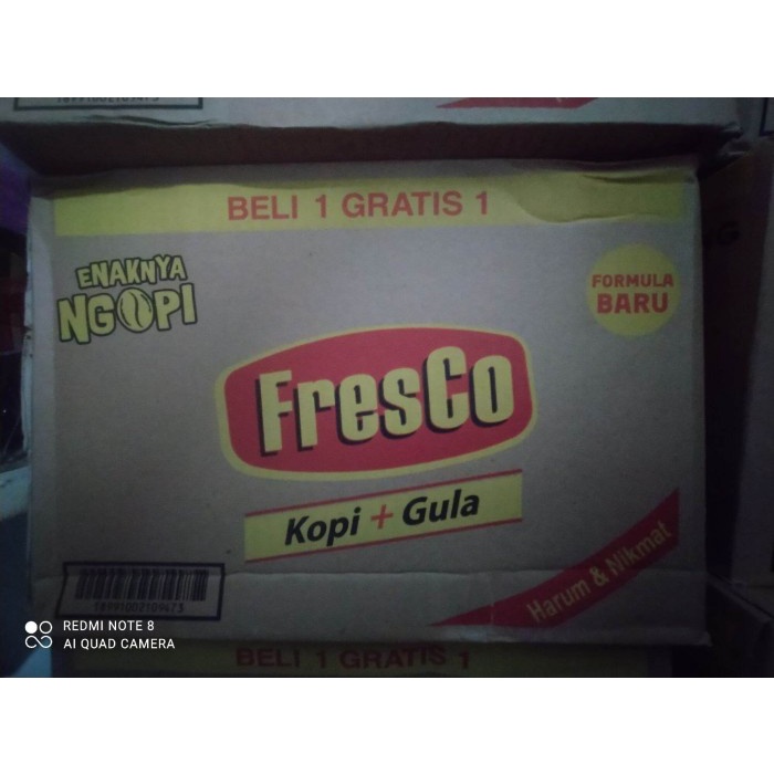 

TERMURAHHHPromo ** FRESCO KOPI + GULA ( 1 Dus Isi 200 Sachet )