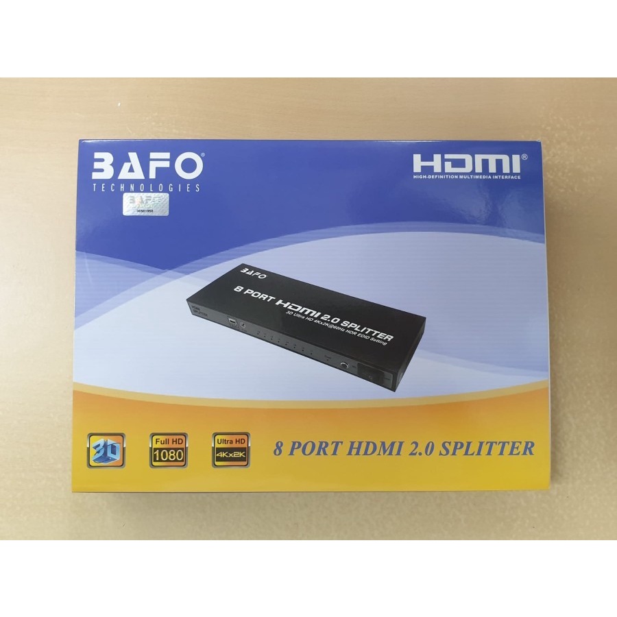 BAFO HDMI SPLITTER 8 PORT - PORT 8