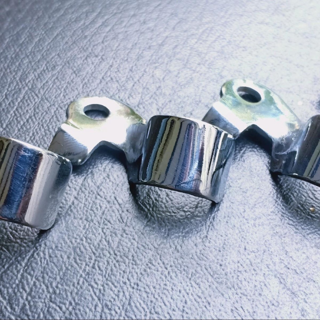 KLEM SELANG PENJEPIT SELANG MASTER REM DEPAN CROM YAMAHA RX-KING RXSPESIAL RXK