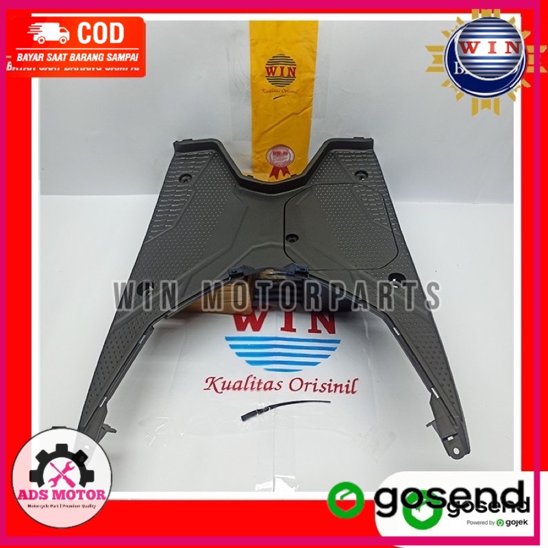 Pijakan Kaki Beat Street ESP 2016 2017 2018 2019 | footrest atas + tutup aki WIN | bordes dek injaka