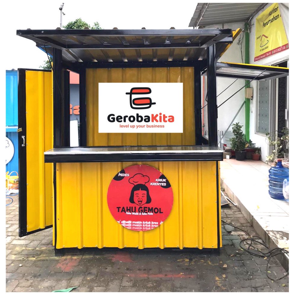 Booth Container Murah / Gerobak Kontainer Murah Kuliner/ booth murah