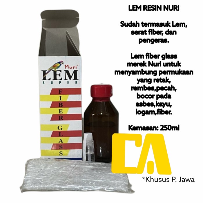 

LEM FIBER GLASS / RESIN NURI