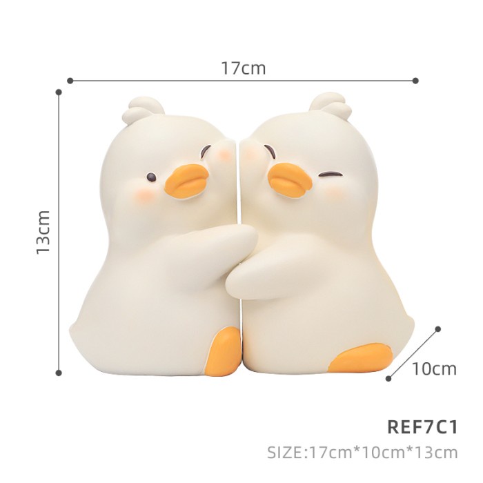 

Triple W Pembatas Buku Duck Book Stand Holder Pajangan Meja Dekorasi - 1