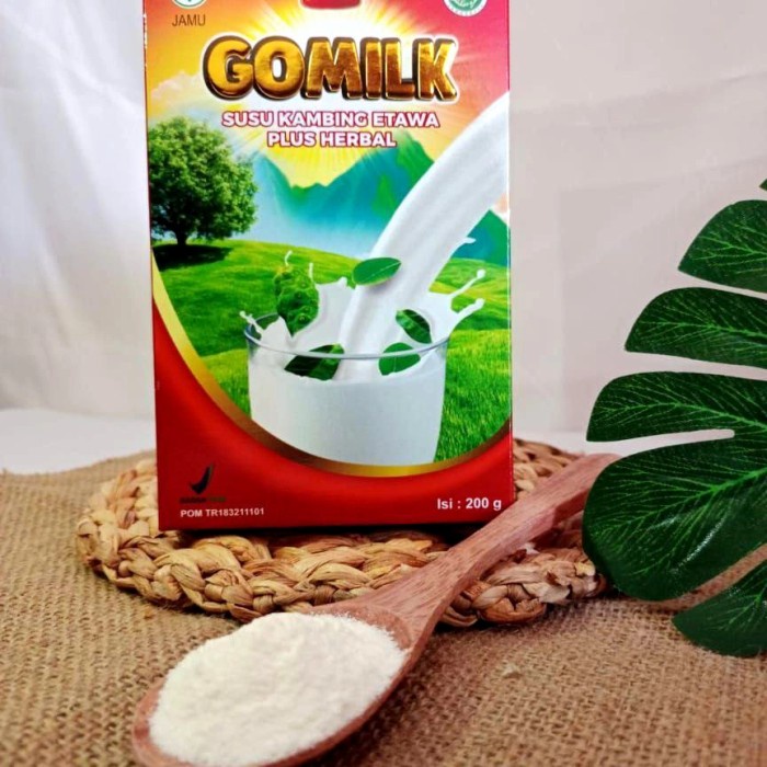 

ORIGINAL Gomilk Susu Kambing Etawa Bubuk Herbal Kesehatan bukan Bear Brand