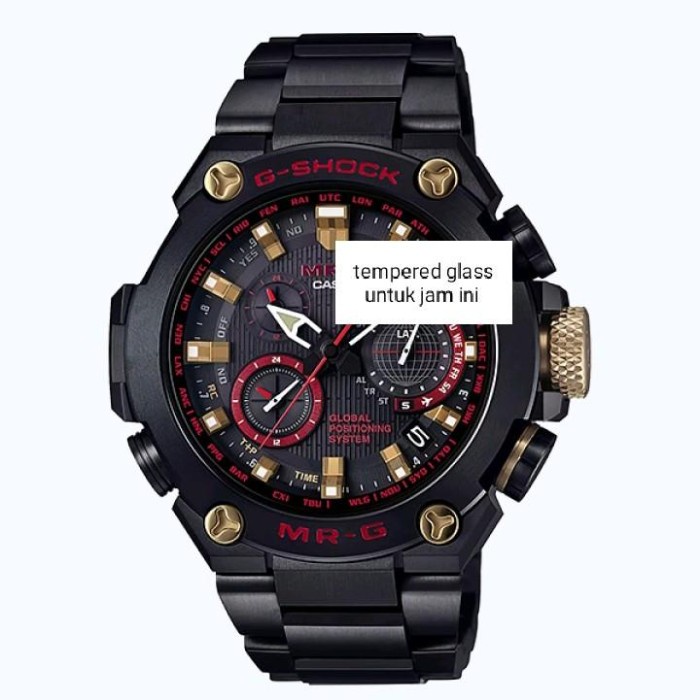 tempered glass for CASIO G-SHOCK MRG-G1000B-1A4 anti gores jam tangan TG pelindung layar screen prot