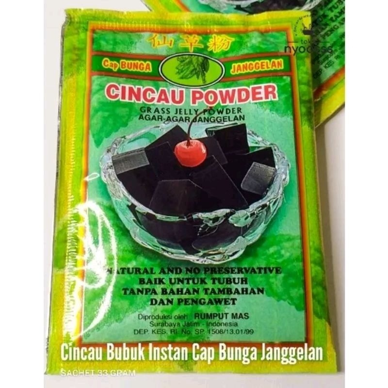 

CINCAU powder instant cap bunga janggelan 33 gram