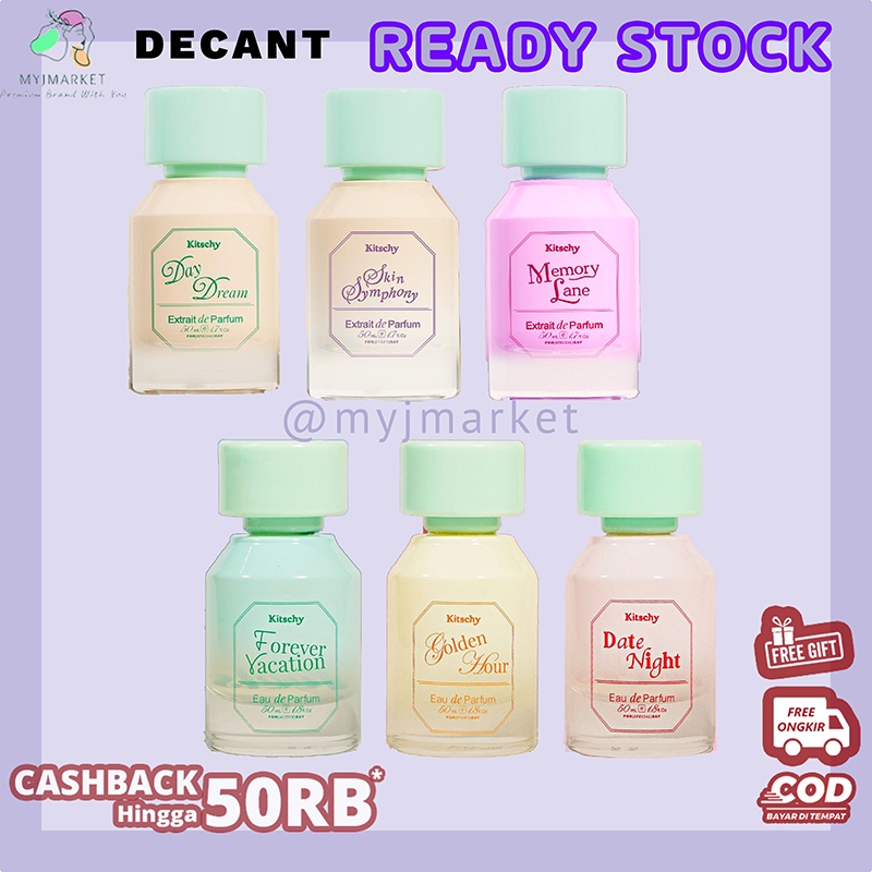 Decant KITSCHY Parfum Feels Extrait de Parfum Kitschy Feels Date Night, Kitschy Feels Golden Hour, K
