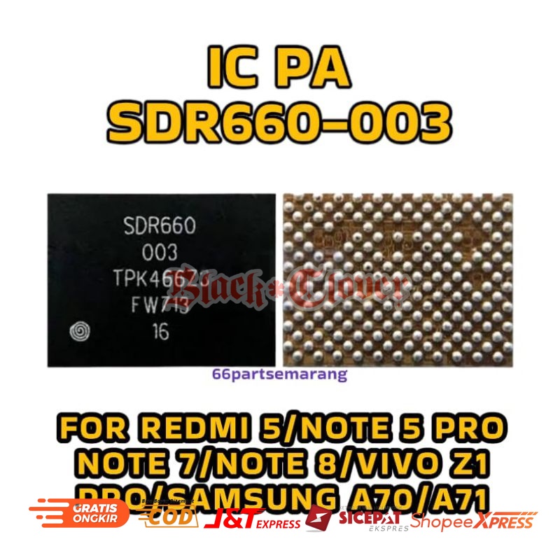IC SDR PA Radio Frekuensi Sinyal SDR660-003 ORI