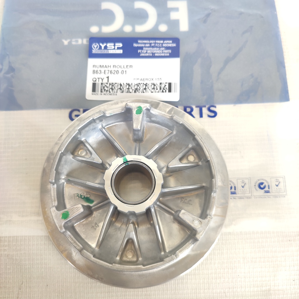 ( beijing )  RUMAH ROLLER ONLY FCC AEROX B63-E7620-01 ASLI 100% SUKU CADANG BAWAAN MOTOR