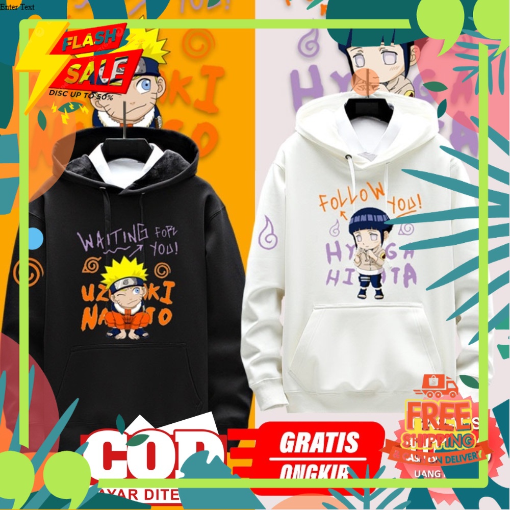 OUTFIT JKT48 TERBARU NEW ERA //PROMO COD NEW HOODIE NARUTO HINATA HOODIE COUPLE PASANGAN KEKINIAN CO