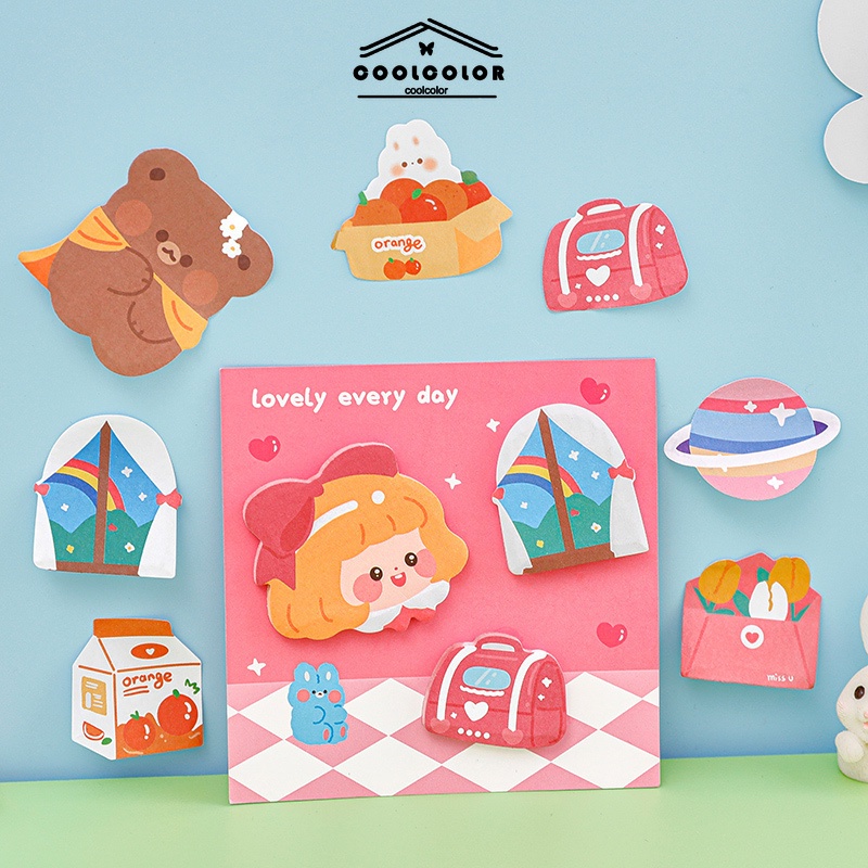 

COD❤️ins, kartun stiker kenyamanan, multifungsi stiker dekoratif lucu stiker pesan, siswa, N kali stiker- cl