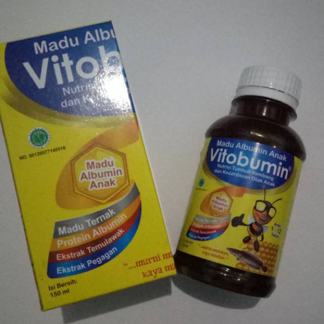 

Madu VITOBUMIN 150gr - Madu CEGAH VIRUS. IMUNITAS. SEHAT. CERDAS. PINTAR. NAFSU MAKAN. ALAMI