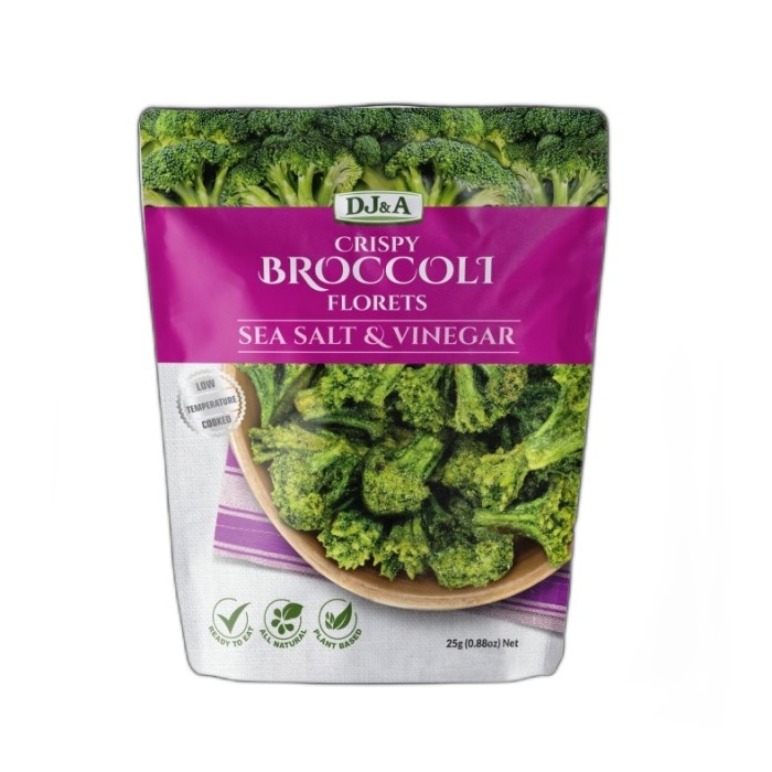 

DJ&A Crispy Broccoli Florets Sea Salt & Vinegar 25g Impor AUSTRALIA