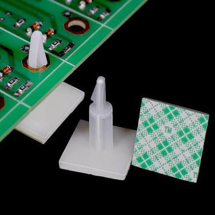 

SA Spacer PCB Plastik 13mm Kaki Dudukan Penjepit Lem Stiker