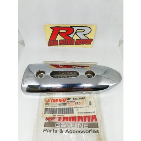 protector muffler tameng pelindung cover tutup knalpot kenalpot original ori yamaha jupiter z 2003 2