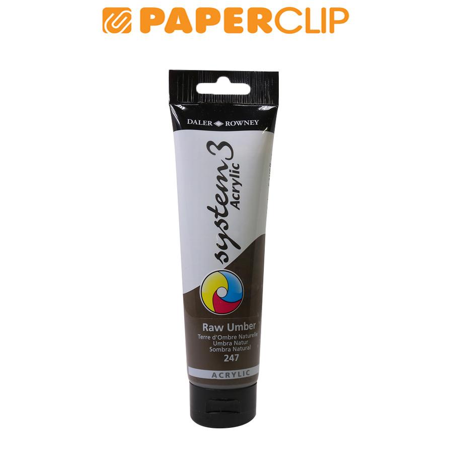 

ACRYLIC COLOR DALER ROWNEY SYSTEM3 150ML 129150247 RAW UMBER