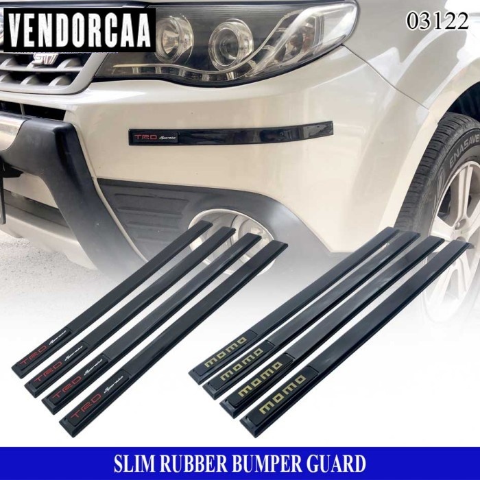 Bumper Guard Slim Rubber Door Guard Pelindung Pengaman Bumper Pintu