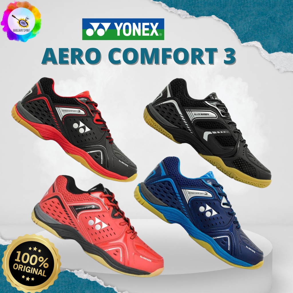 SEPATU BADMINTON YONEX AERO COMFORT 3 ORIGINAL 100%