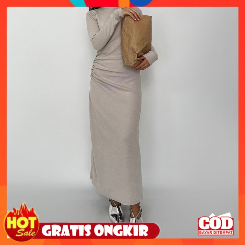 KAIN ADEM HALUS TEBAL / PUFF IT UP — Basic Knit Dress